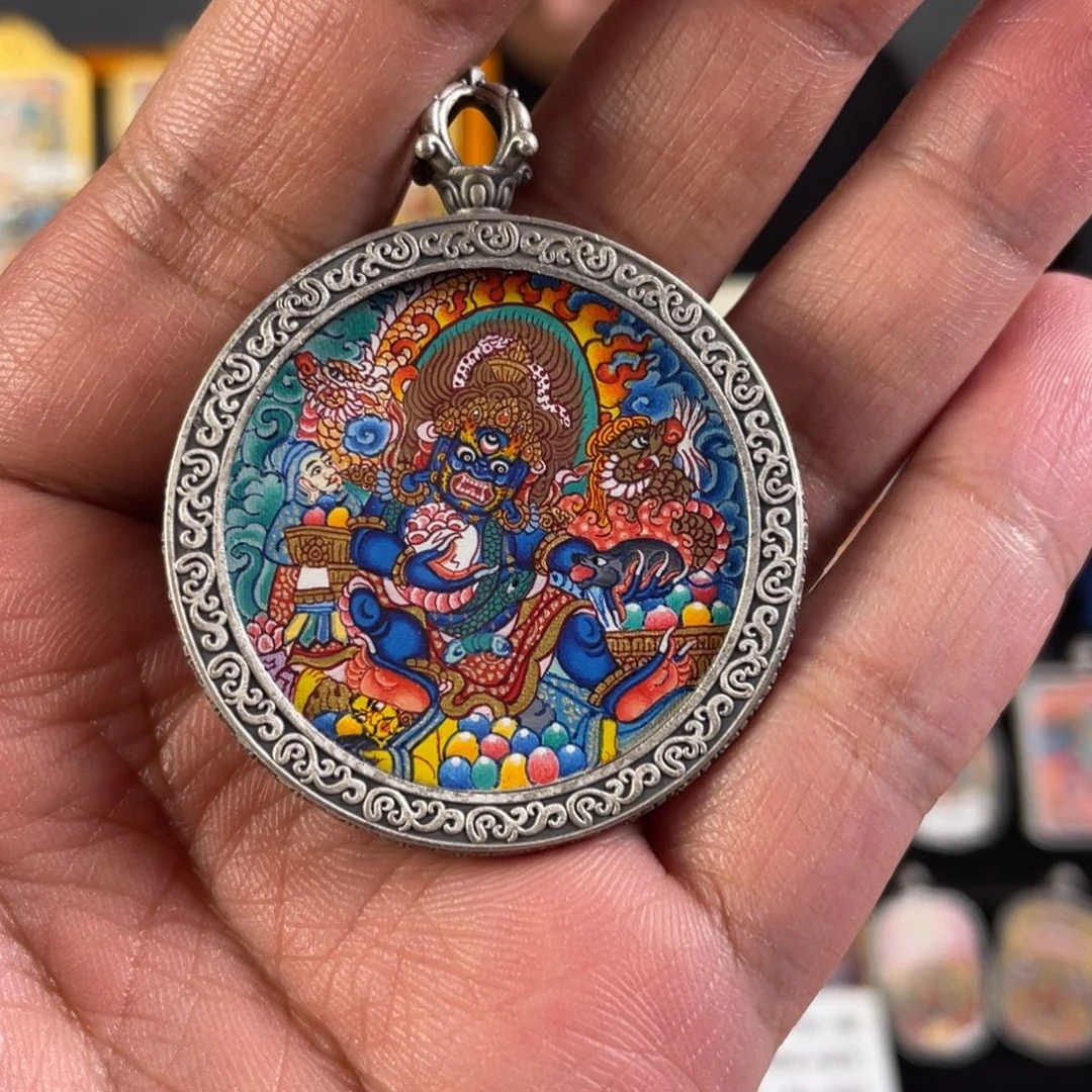 蔚***悦吊坠亮亮热贡唐卡……呼噜唐卡