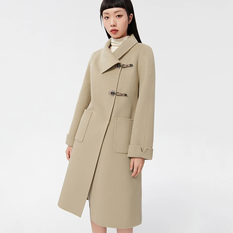 L051复古国风大衣 鸟撤柜女装  正品剪牌青仓