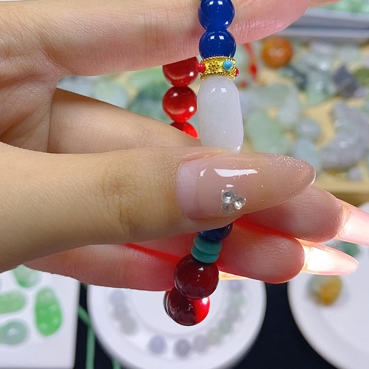 翡翠散珠天然缅甸翡翠