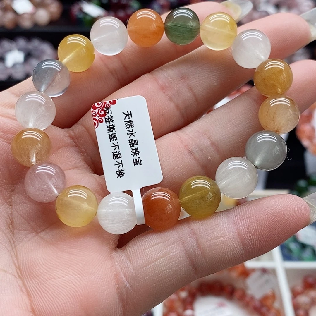 未镶嵌手链水晶兔毛