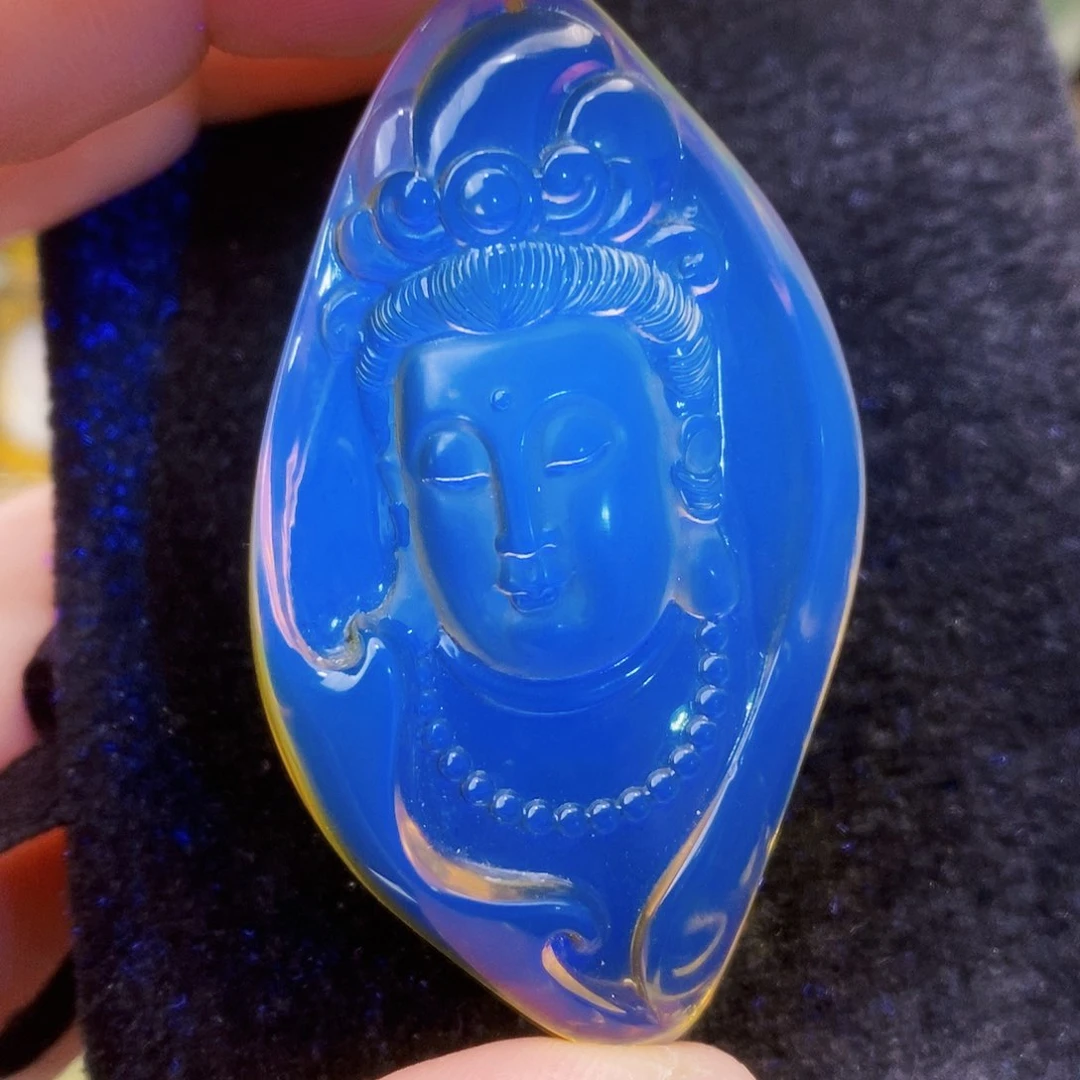 【闪购商品】蓝珀吊坠(不含链)未镶嵌