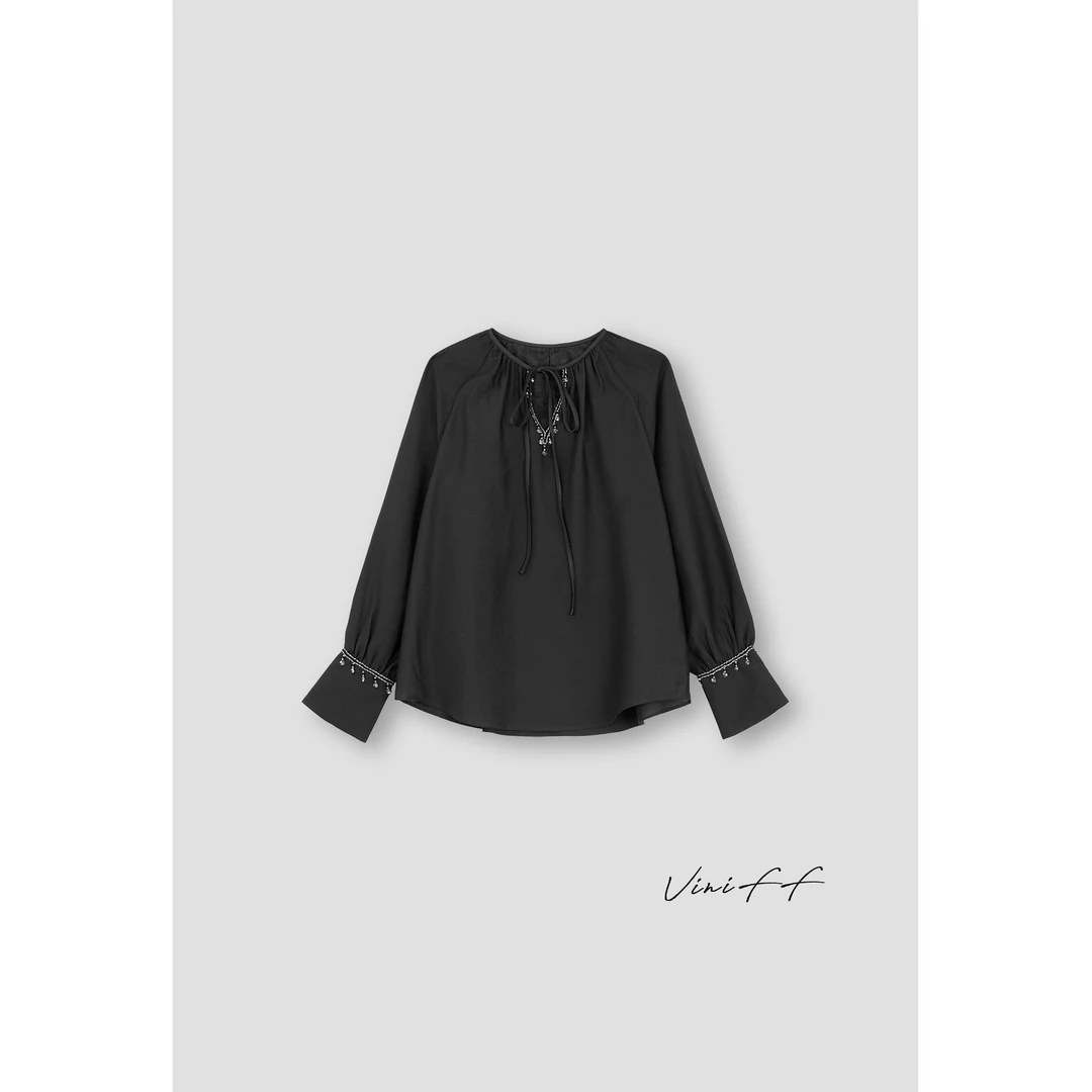 ViniFF薇妮｜2025S/S 早春新款 时尚长袖衬衫WA5CC021