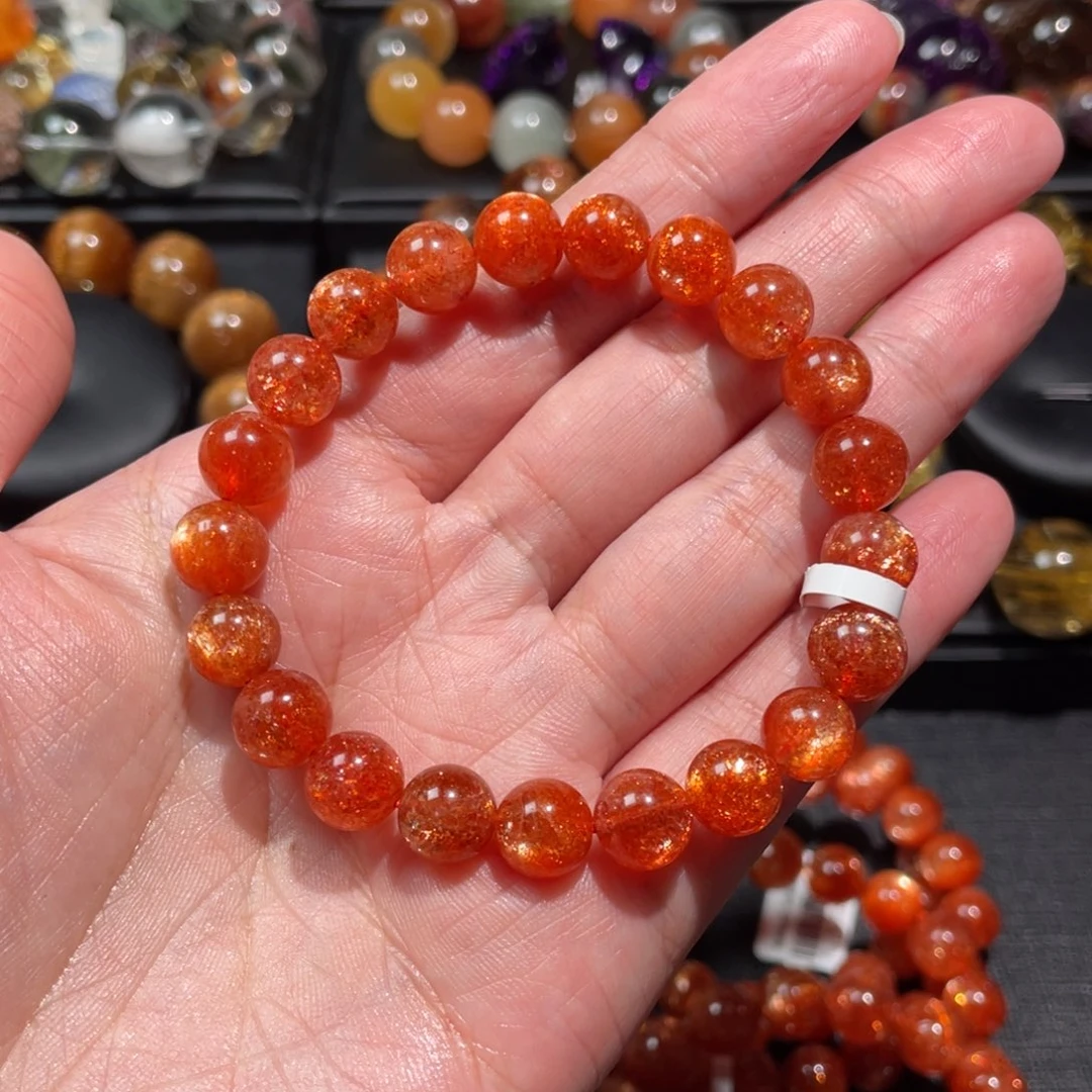 日光石手链未镶嵌精*金太阳8.8mm