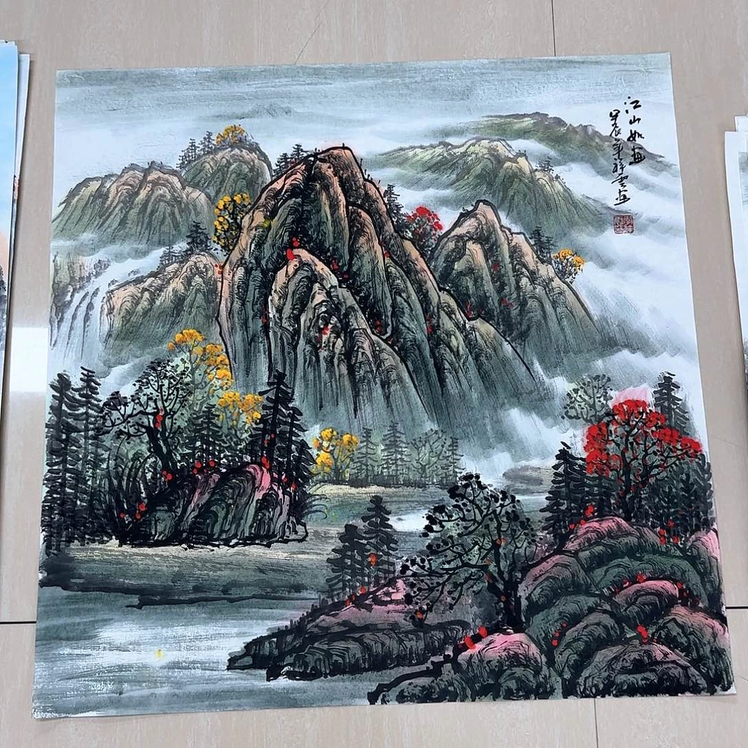 国画国画作品集一个
