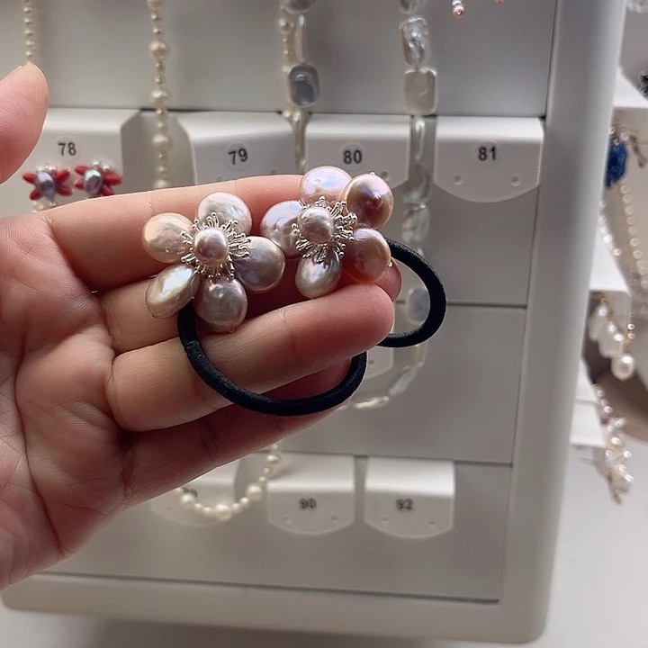 未镶嵌发饰淡水珍珠