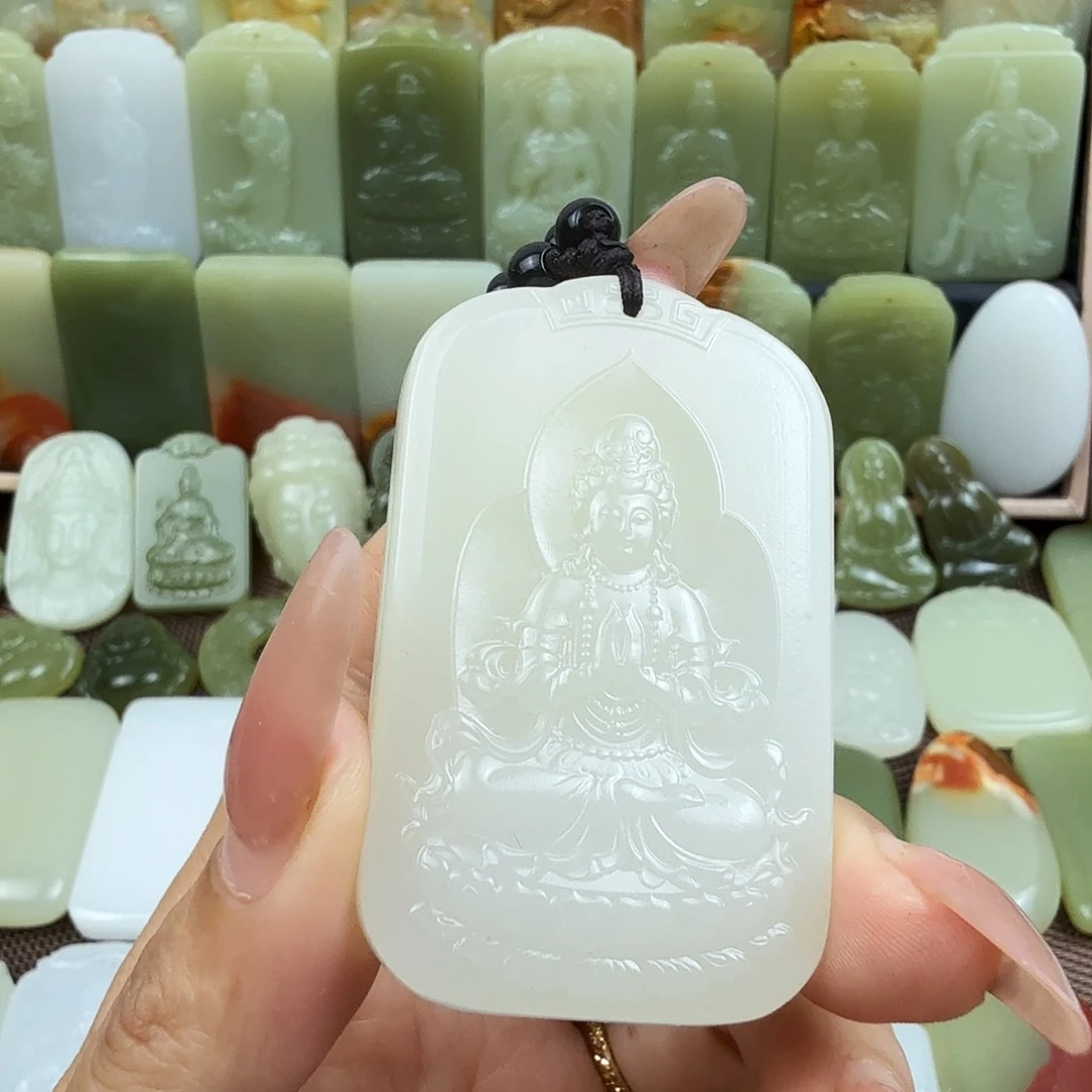 高冰白观音吊坠01