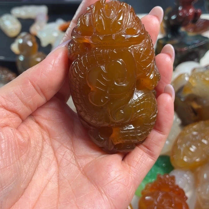 玛瑙/玉髓未镶嵌吊坠(不含链)