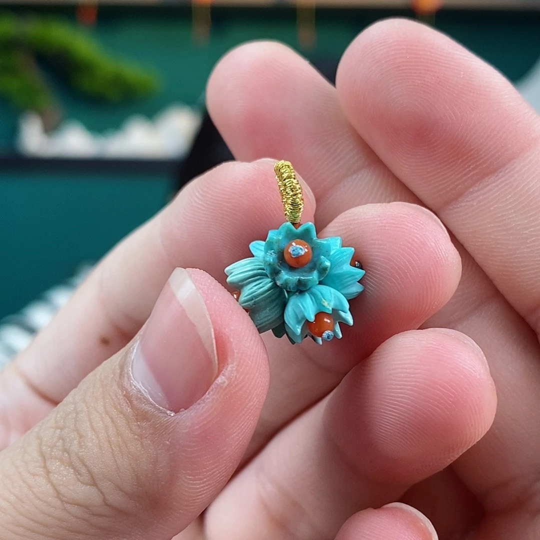 绿松石珠宝奇石未镶嵌