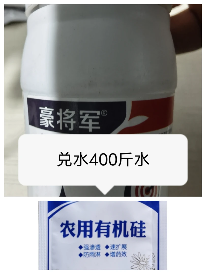豪将军＋助剂，正品保证，100克兑水400斤水