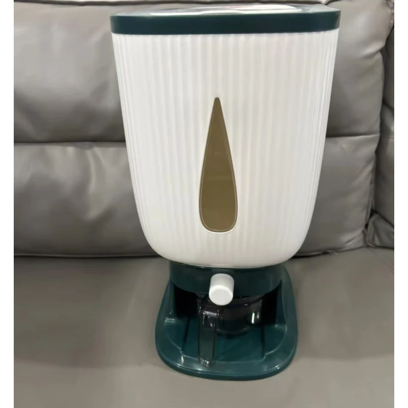 m829按压式水滴款储米桶 厨房五谷杂粮防潮防虫桶 多功能创意米桶