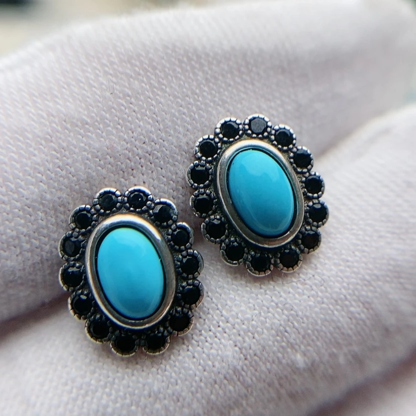 【闪购商品】绿松石珠宝奇石银S925镶嵌