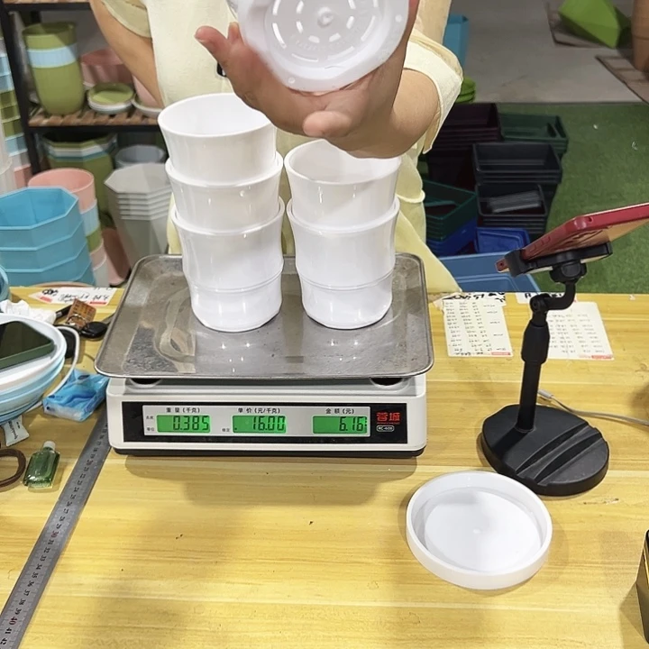 竹节口12高12白色无托6只