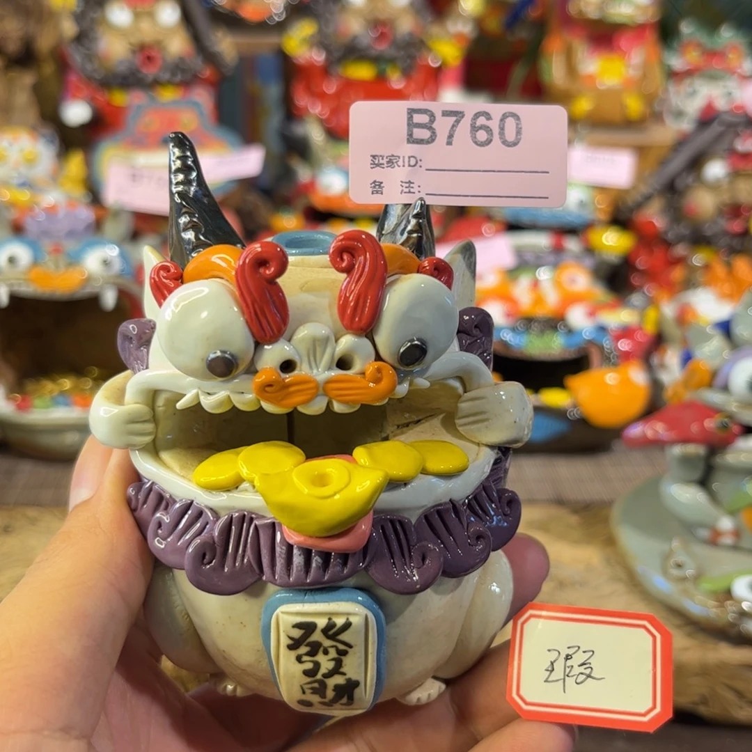 泥塑纯手工茶宠摆件