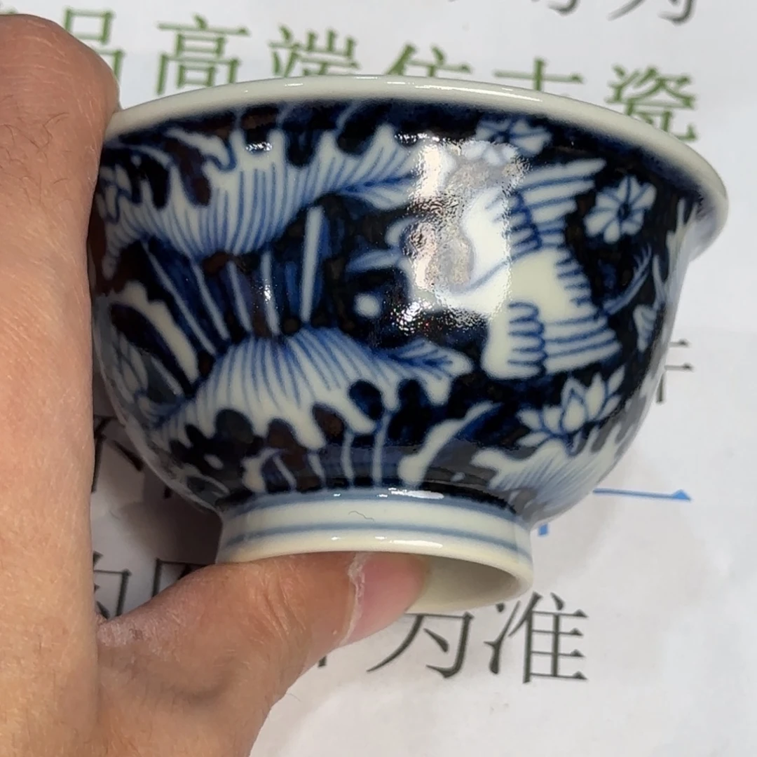 杯子瓷当代仿古精品全手工