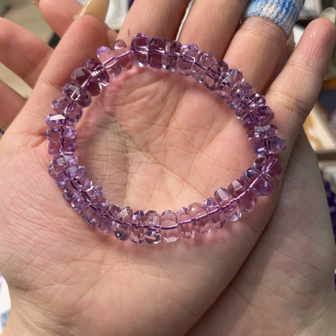 紫晶手链未镶嵌月****?玻利维亚烟花切10m