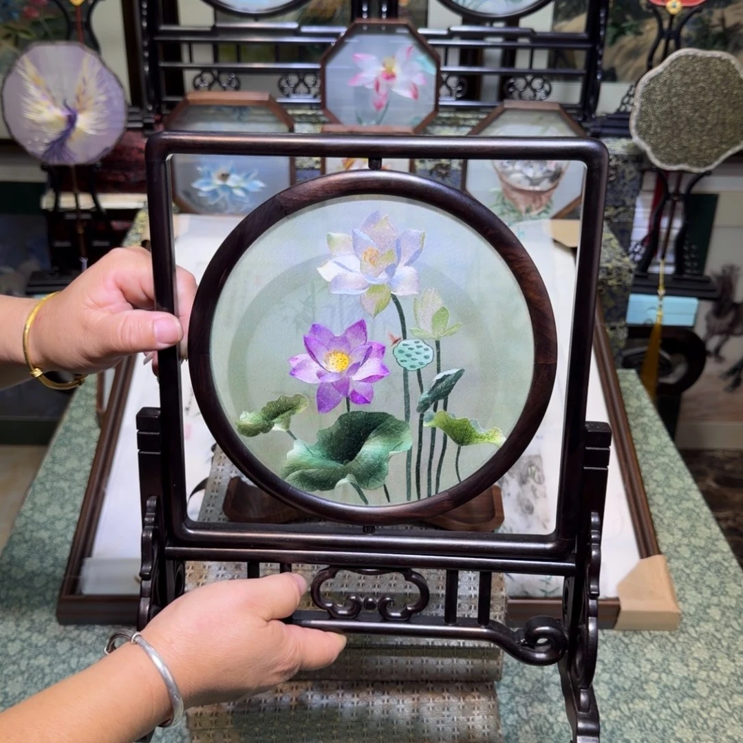 刺绣手工苏绣工艺制作技艺娴熟异色精品