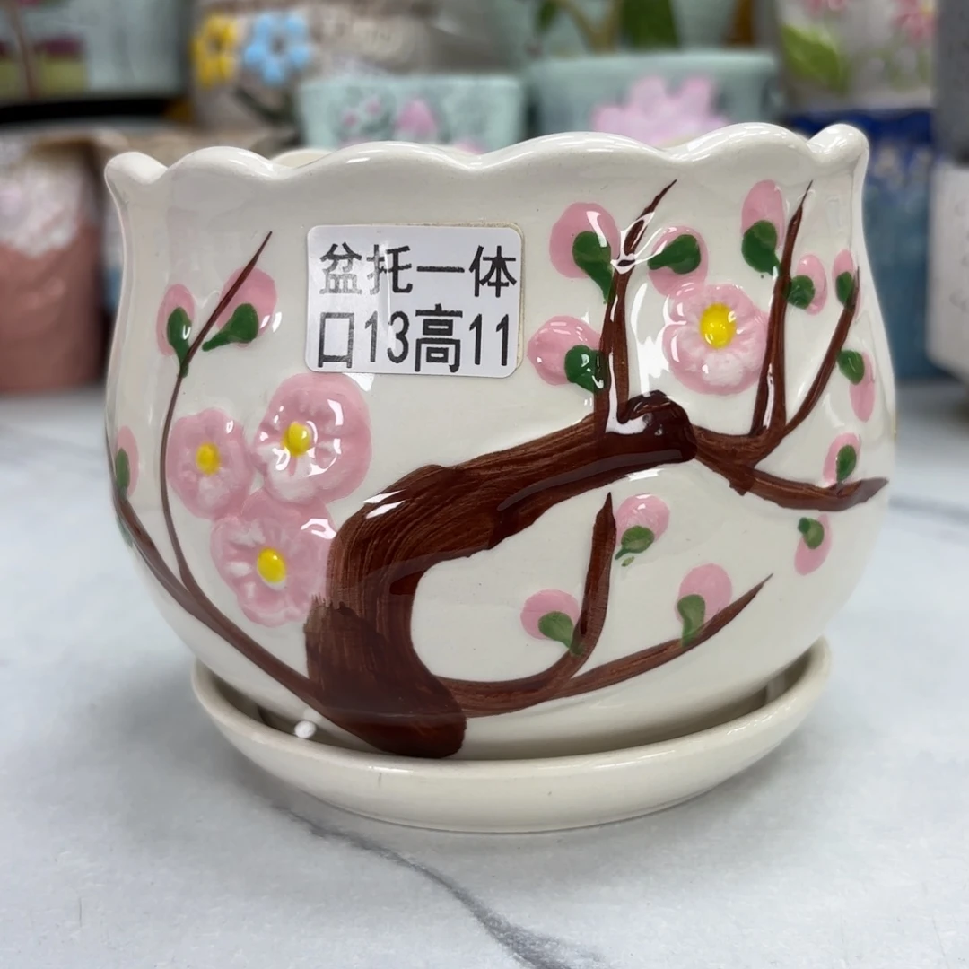 @夏西陶瓷花盆@@5886