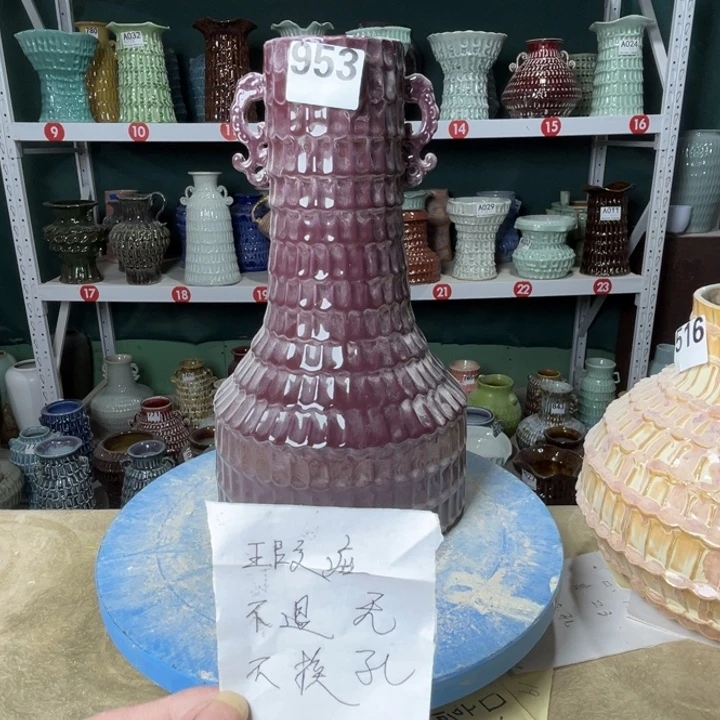 陶景德镇陶瓷花盆花器953