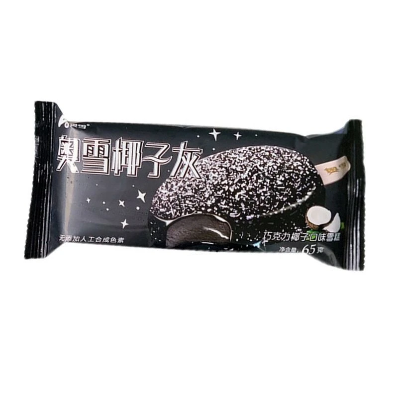 【小时达】4支装 奥雪 椰子灰巧克力椰子口味雪糕 65g/支