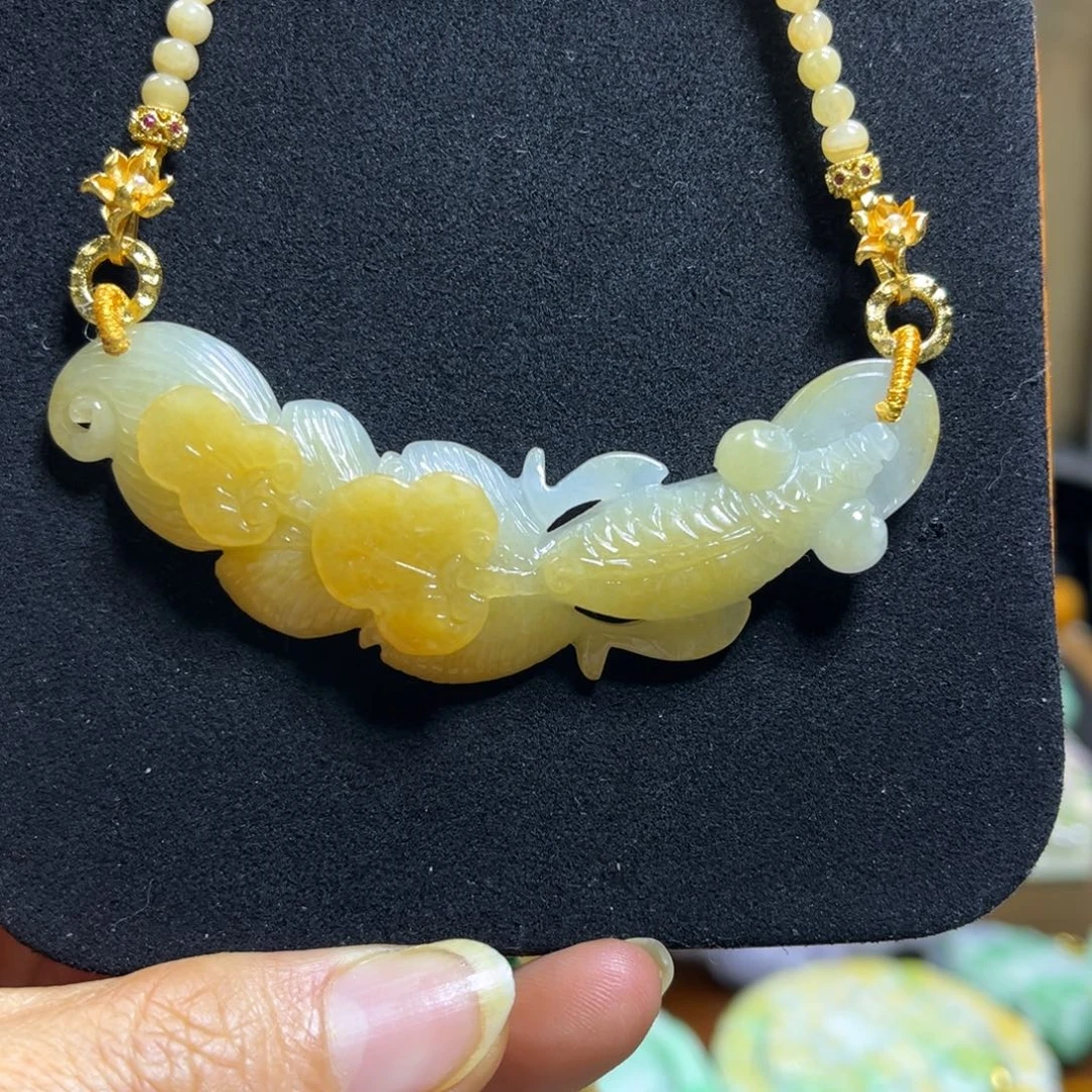 翡翠未镶嵌颈饰天然翡翠