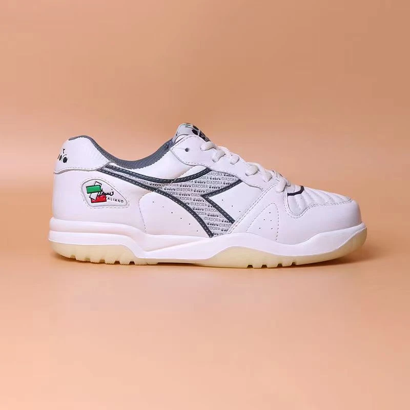 迪亚多纳真皮经典复古休闲正品鞋牛筋底运动鞋四季百搭男鞋小白鞋