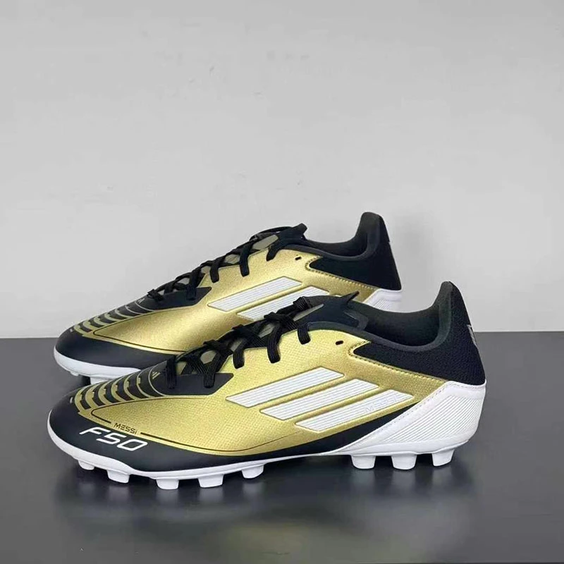 正品Adidas阿迪达斯F50MESSI男女同款人造草地AG短钉足球鞋JH9627