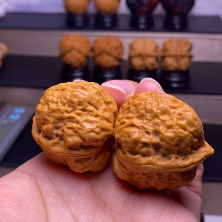 把件文玩核桃卧莲金蟾21