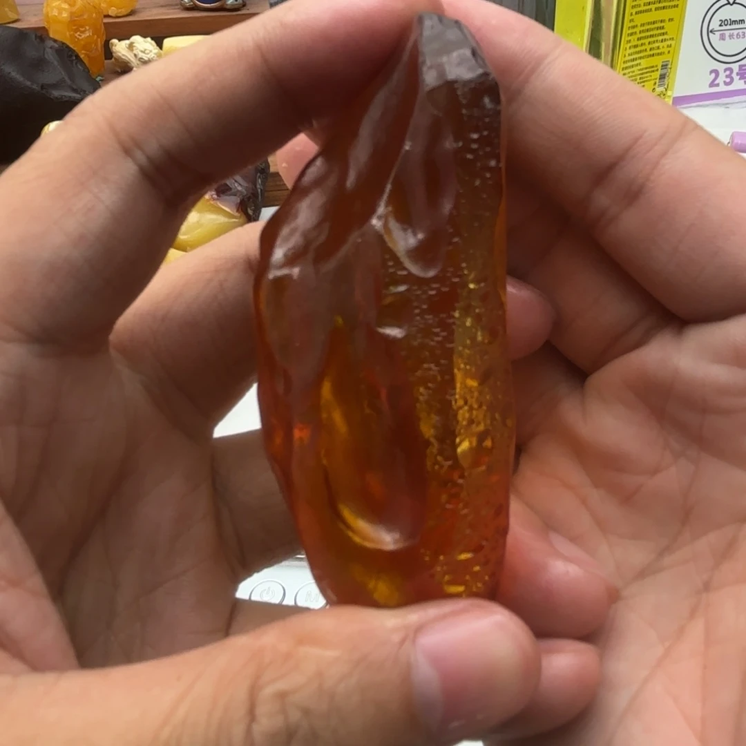 球***妈定制琥珀未镶嵌蜜蜡原石不退不换