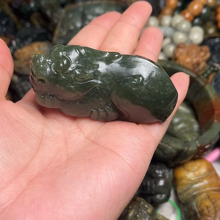 岫岩河磨玉（透闪石质玉）未镶嵌挂件