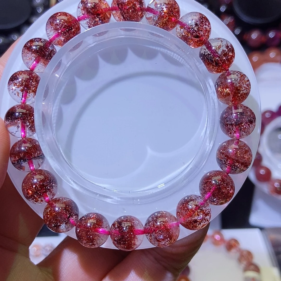 未镶嵌手链水晶金草莓