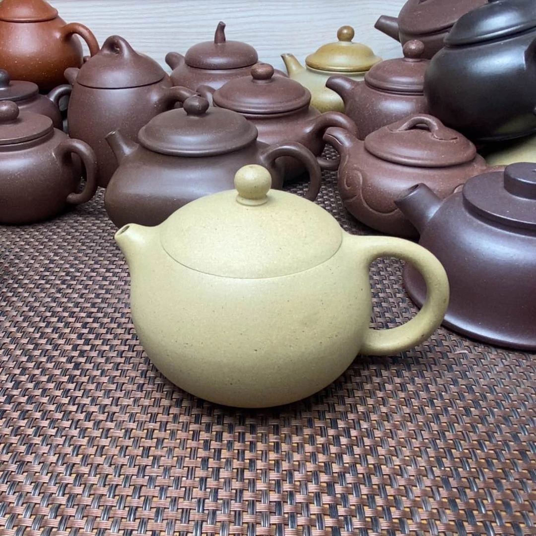 紫砂茶壶又***玩微瑕半手工