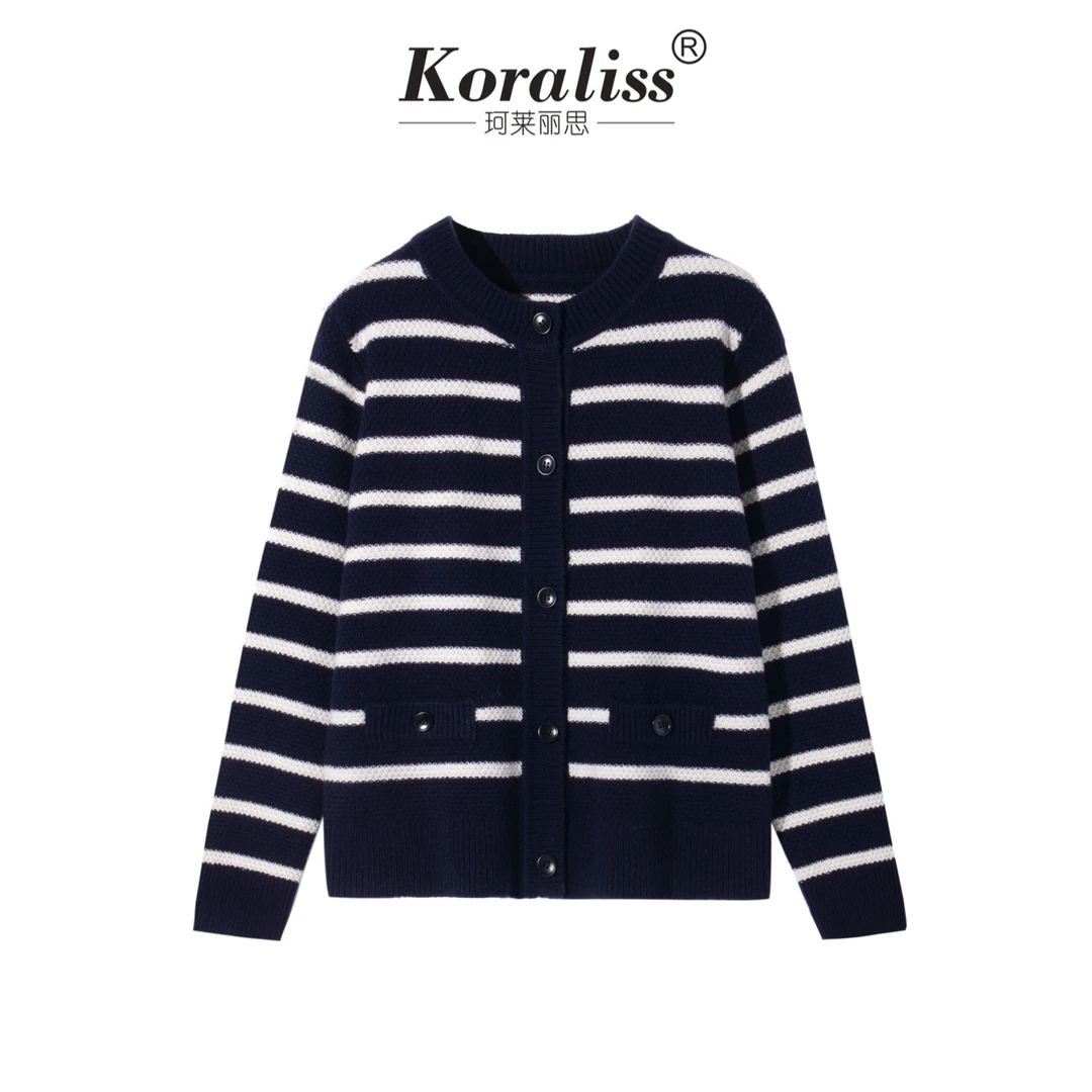 绵羊毛#冬季保暖显瘦时尚开衫外套新款针织衫95838