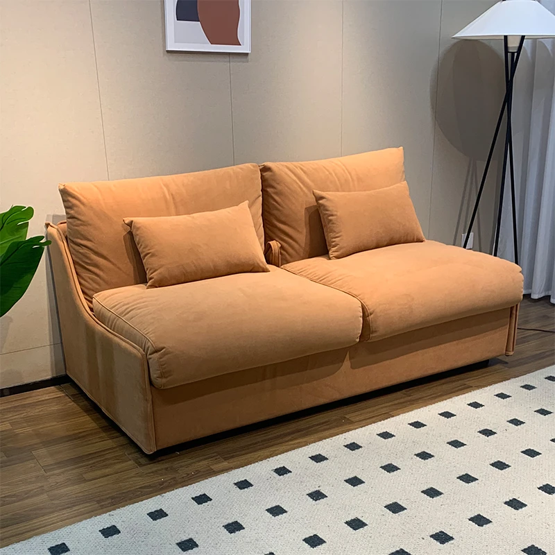 【风雅】·多功能可折叠沙发床两用单双人双面绒猫爪皮客厅书房阳台