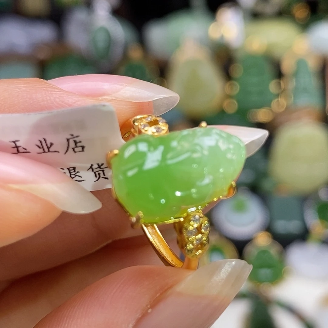 和田玉银S925镶嵌颈饰