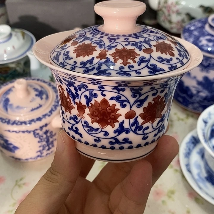 摆件陶景德镇陶瓷主人杯23455