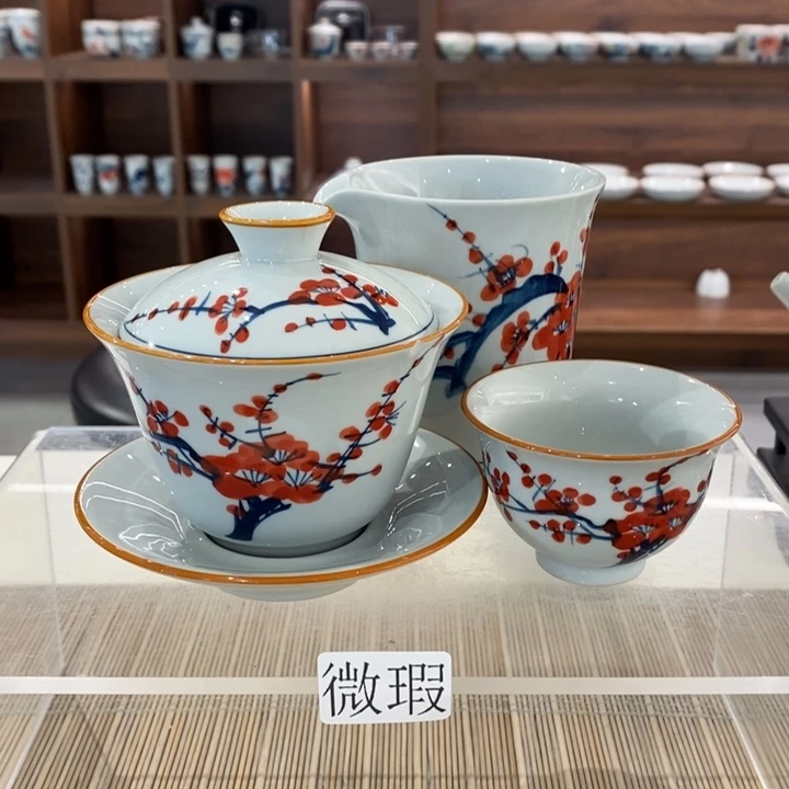 釉下老陶泥手工绘制