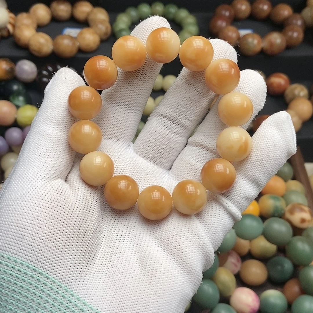 菩提根/象牙果吊坠15mm风化花皮