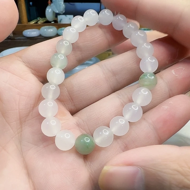 石英质玉未镶嵌手链