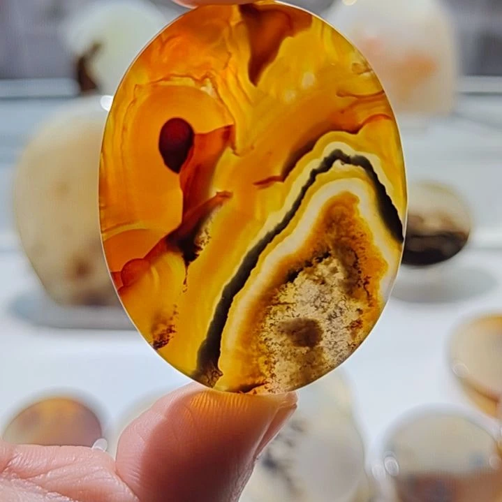 玛瑙/玉髓未镶嵌吊坠(不含链)41号