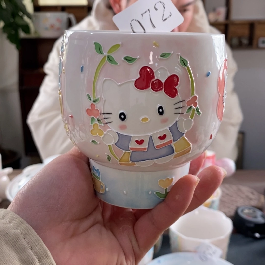 瓷片景德镇釉下彩手绘