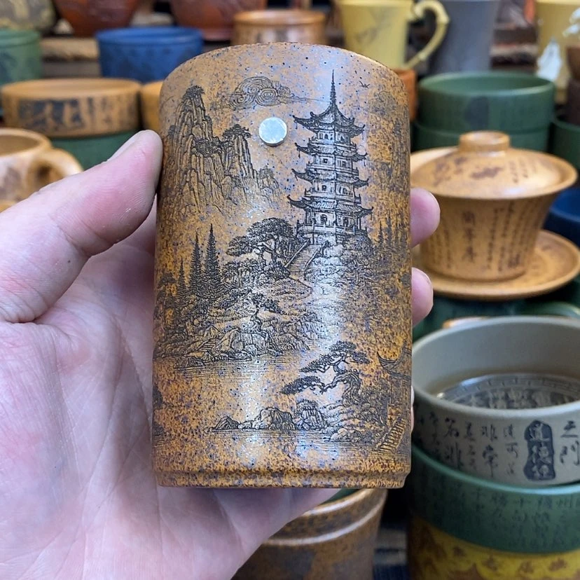 【闪购商品】紫砂杯子宜兴全手工紫砂杯