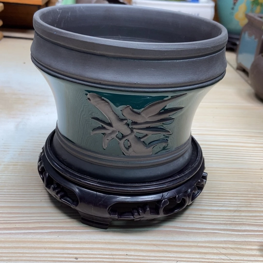 瓷片陶瓷花盆陶瓷艺术