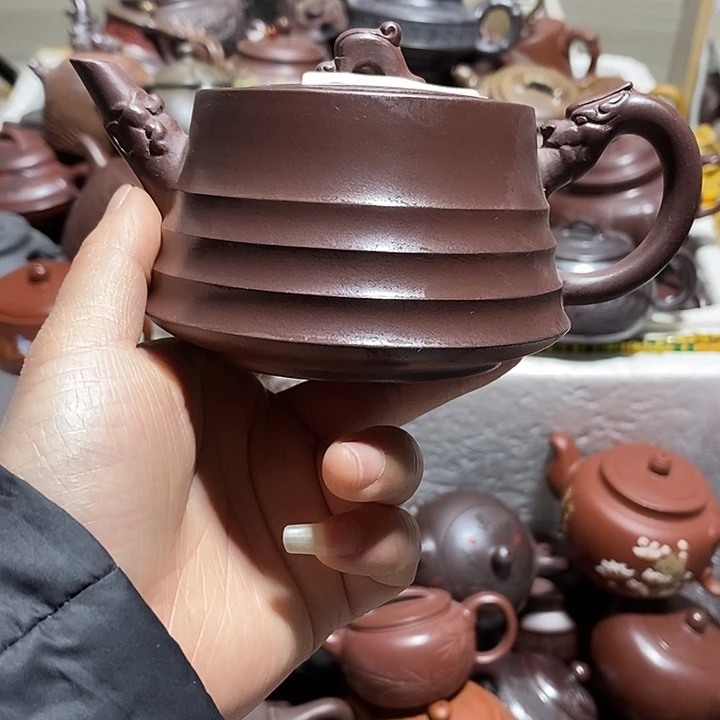 紫砂茶壶微瑕微笑