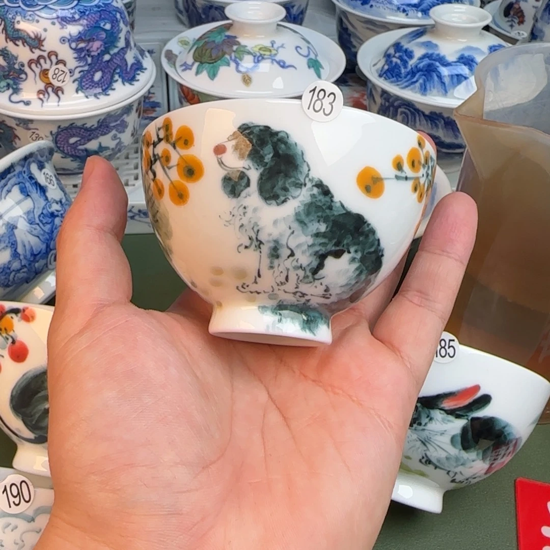 彦祖纯手工手绘茶具183