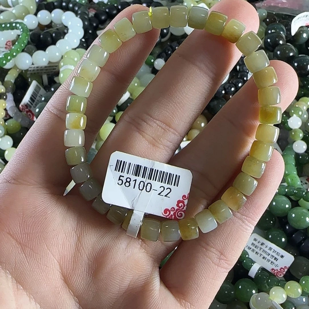 和田玉手链未镶嵌119