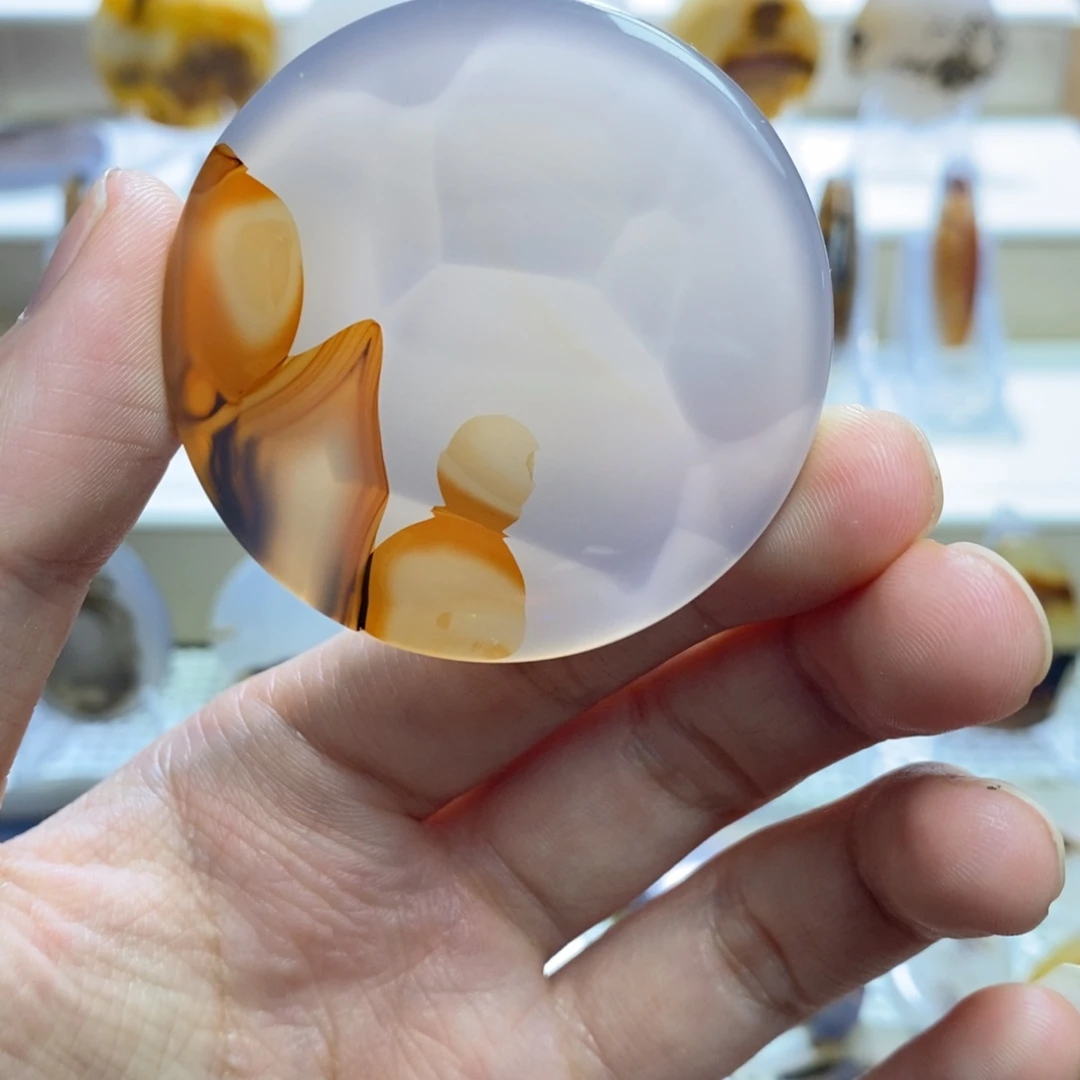 玛瑙/玉髓未镶嵌吊坠(不含链)