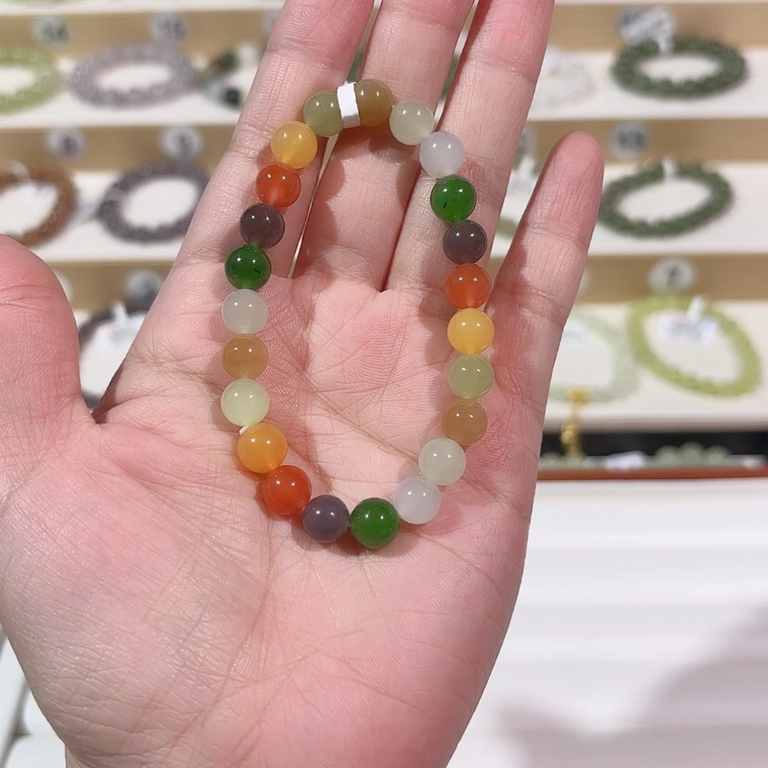 和田玉手链未镶嵌a