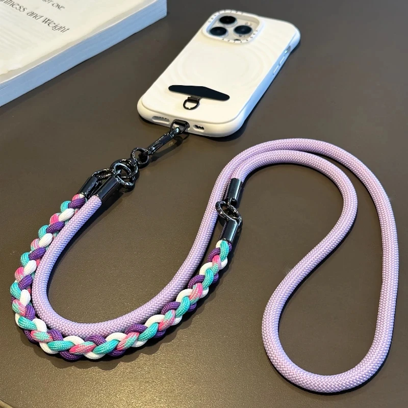 高级感三用手机壳挂绳挂脖斜挎手提结实耐用防盗神器背带挂链吊绳