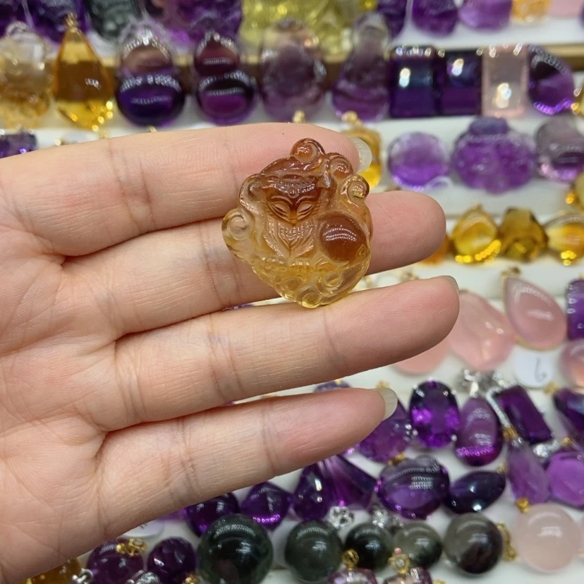 【闪购商品】水晶水晶吊坠未镶嵌