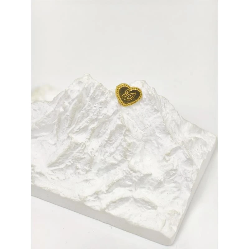 培育红宝石【48小时鉴赏期】先鉴后发 爱心小天鹅耳钉